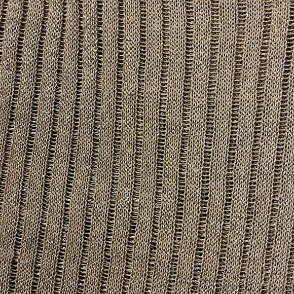 Tan Ribbed Knit Dress - Picture 4 of 4